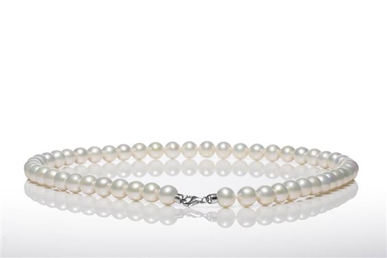 Collana Promesse Donna Fresh Water in Oro bianco Perla FRPECO5 - FRPECO5